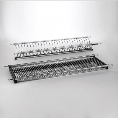 kitchen cabinet stainless steel dish drying rack