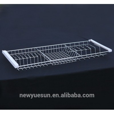 kitchen cabinet stainless steel storage dish rack