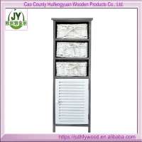 Hot!!! bathroom closet cabinet storage chest with drawer wooden storage cabinet handmade baskets