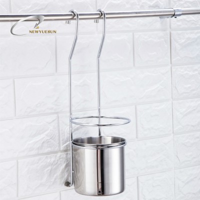 Kitchen wall metal hanging wire magnetic knife rack for fork chopstick