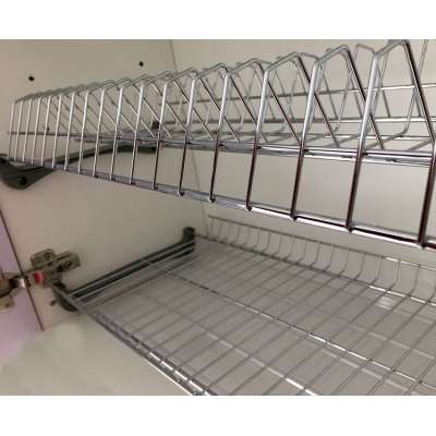 Wall Cabinet Metal Wire Dish Drying and Storage rack