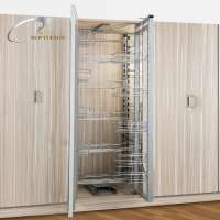 Kitchen cabinet pantry units pull out basket