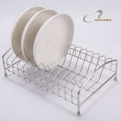 Kitchen accessories stainless steel 304 sink strainer basket dish drying rack over the sink