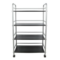 4 tier multifunctional sheet metal kitchen organizer storage rack